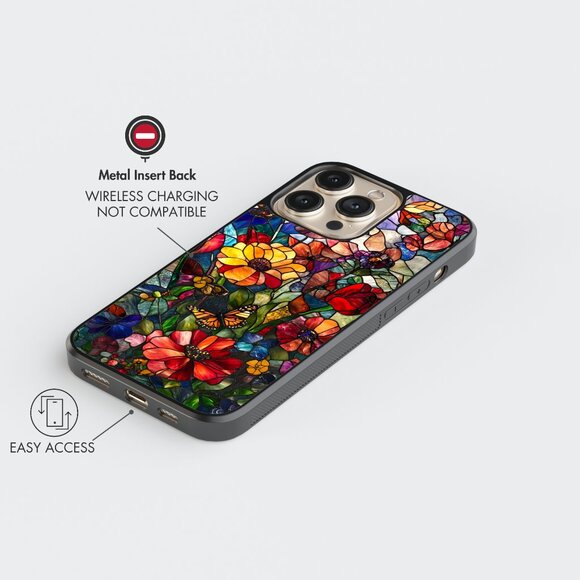 Floral Phone Cover – iPhone 16, 15 Pro, 14, Galaxy S25, S24, S24 Ultra, Pixel 9 - Picture 8 of 9